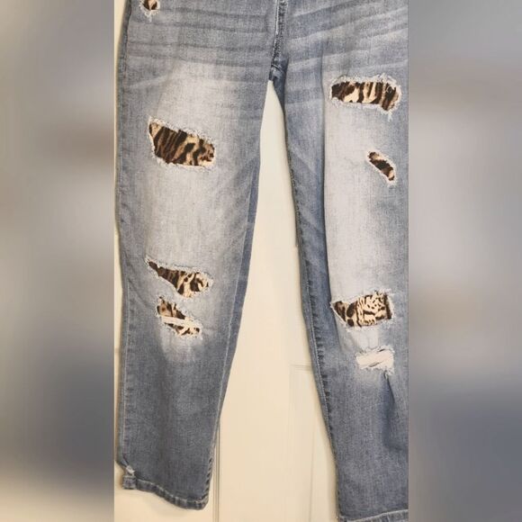 INC Denim Boyfriend 2/26 Light Blue High Rise Distressed Women’s Jeans - Picture 2 of 8